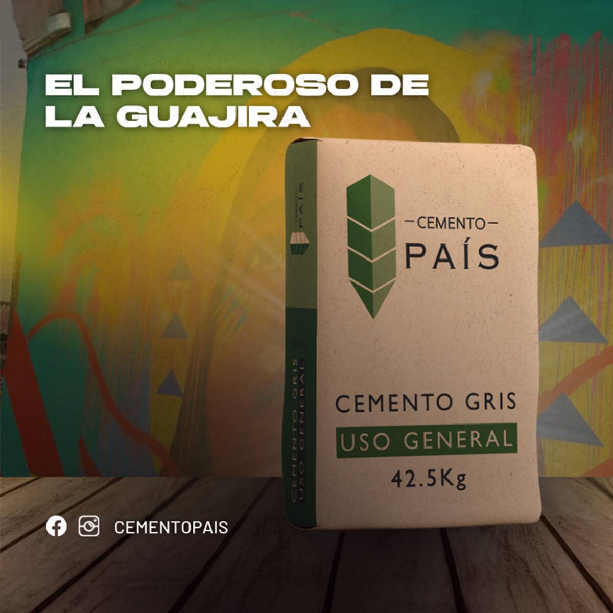 Cemento País llegó a La Guajira y alrededores con su cemento de uso general por 42.5 kilos