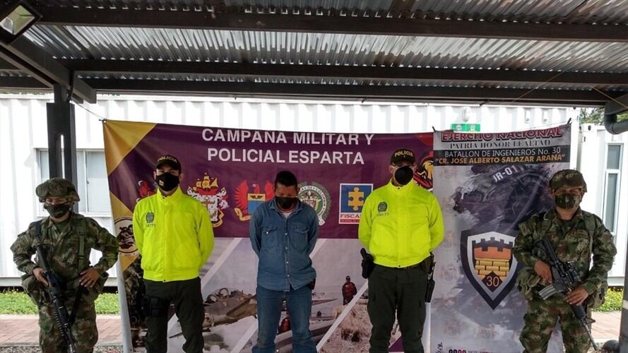 Capturan a integrante del Eln en Catatumbo . Foto: Cortesía