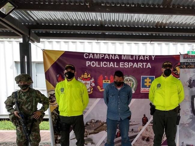 Capturan a integrante del Eln en Catatumbo . Foto: Cortesía