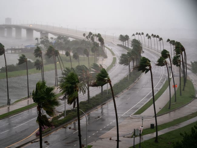 Hurán Ian en Florida. Foto: Sean Rayford/Getty Images
