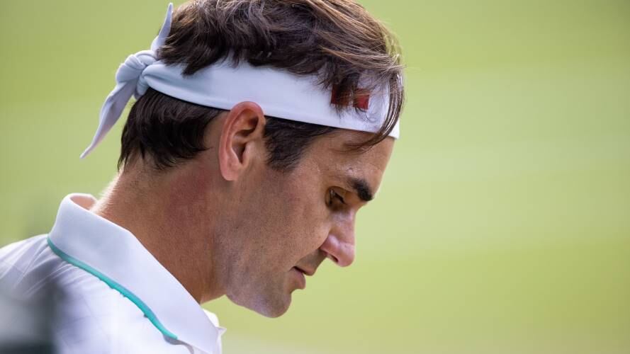 Roger Federer. Créditos: Getty Images/  Simon Bruty
