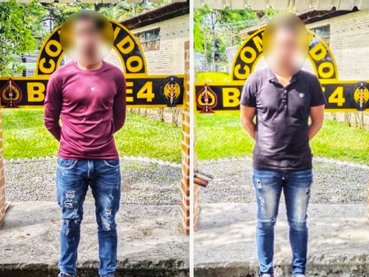 Presuntos cabecillas de disidencias de Farc se entregaron a las autoridades en Cauca