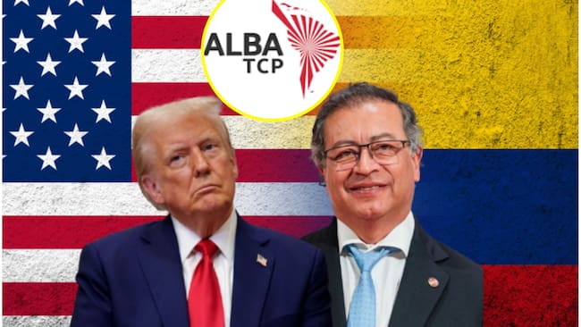 La ALBA rechazó las recientes “agresiones verbales y amenazas” de Trump contra Petro.
