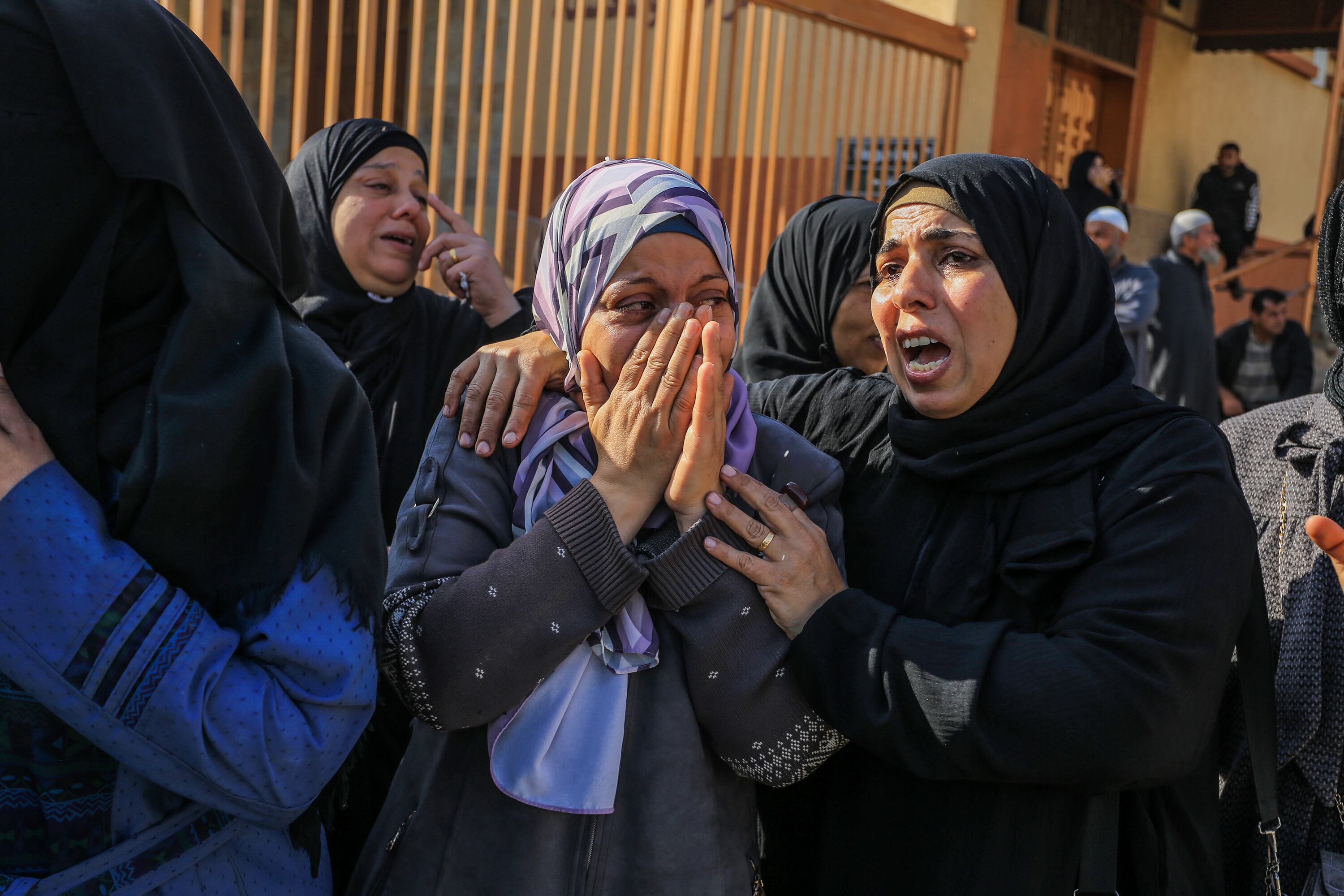Conflicto en Gaza. Foto: Abed Rahim Khatib/Anadolu via Getty Images.