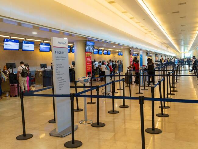 Imagen de referencia de aeropuerto de Cancún. Foto: Getty Images.