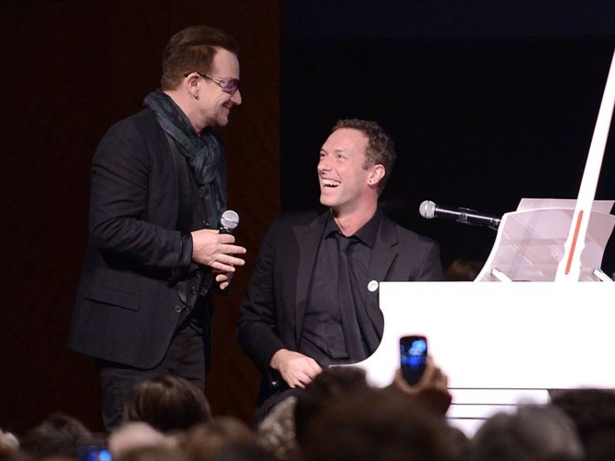 Bono y Chris Martin juntos por Frank Sinatra