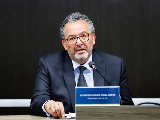 Magistrado Roberto Vidal, presidente de la JEP. Foto: EFE/ Carlos Ortega