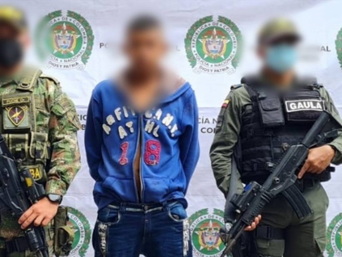 Capturan a hombre que presuntamente intentó asesinar a un policía en Montelíbano