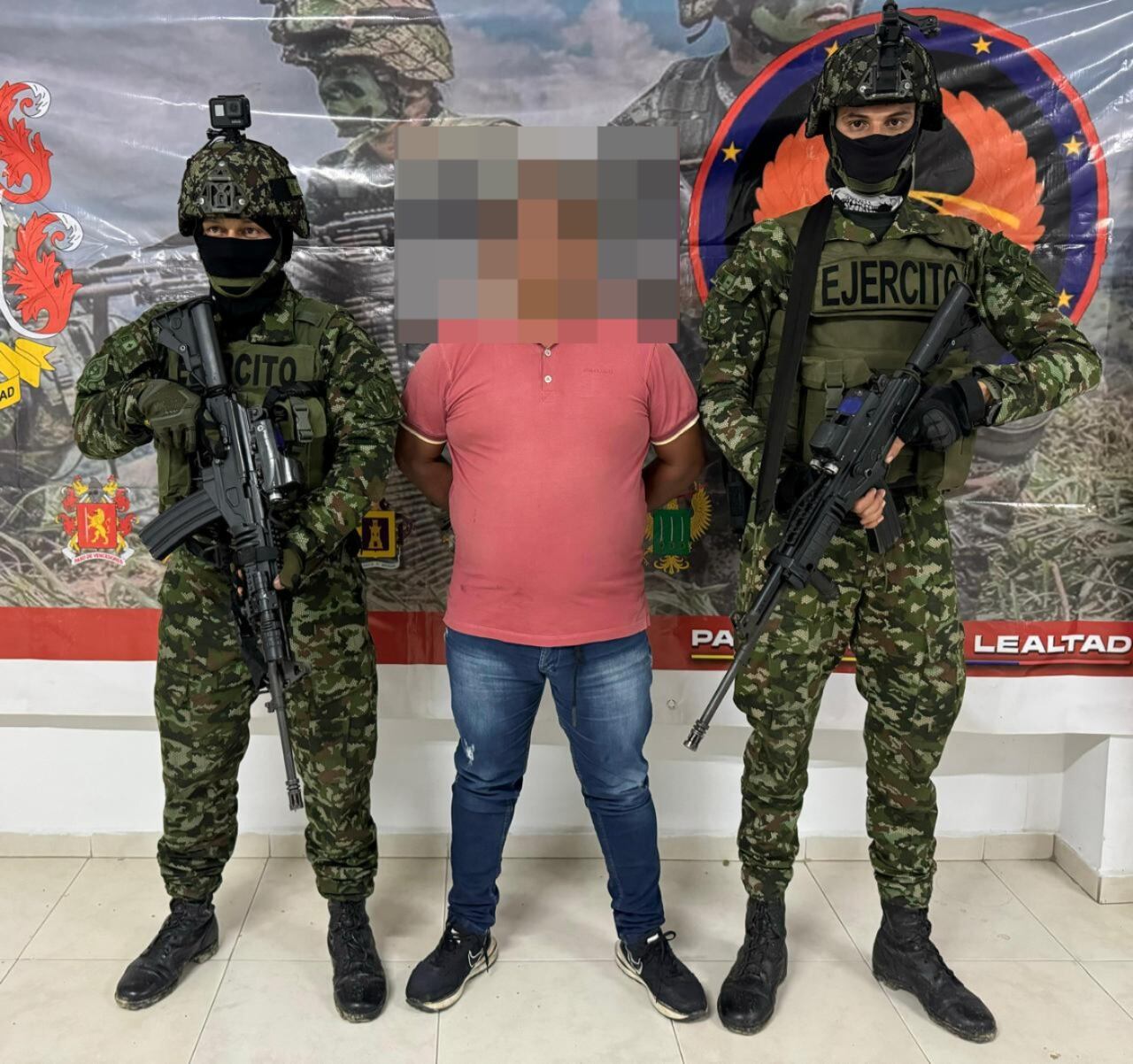 Capturado alias 'Ñoño', cabecilla del ELN. / Foto: Cortesía Ejército Nacional.