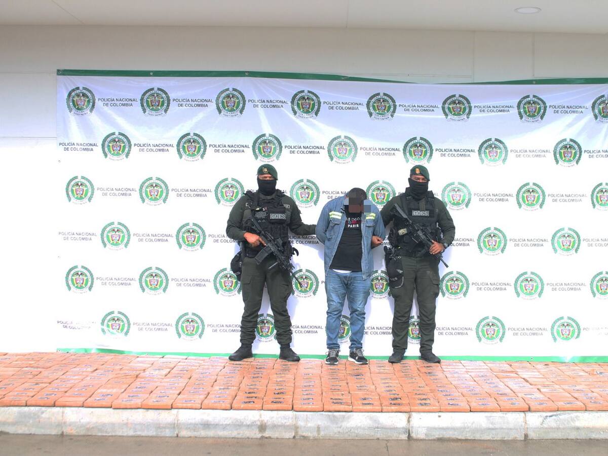 Hombre fue capturado con cerca de media tonelada de clorhidrato de cocaína en Santa Marta