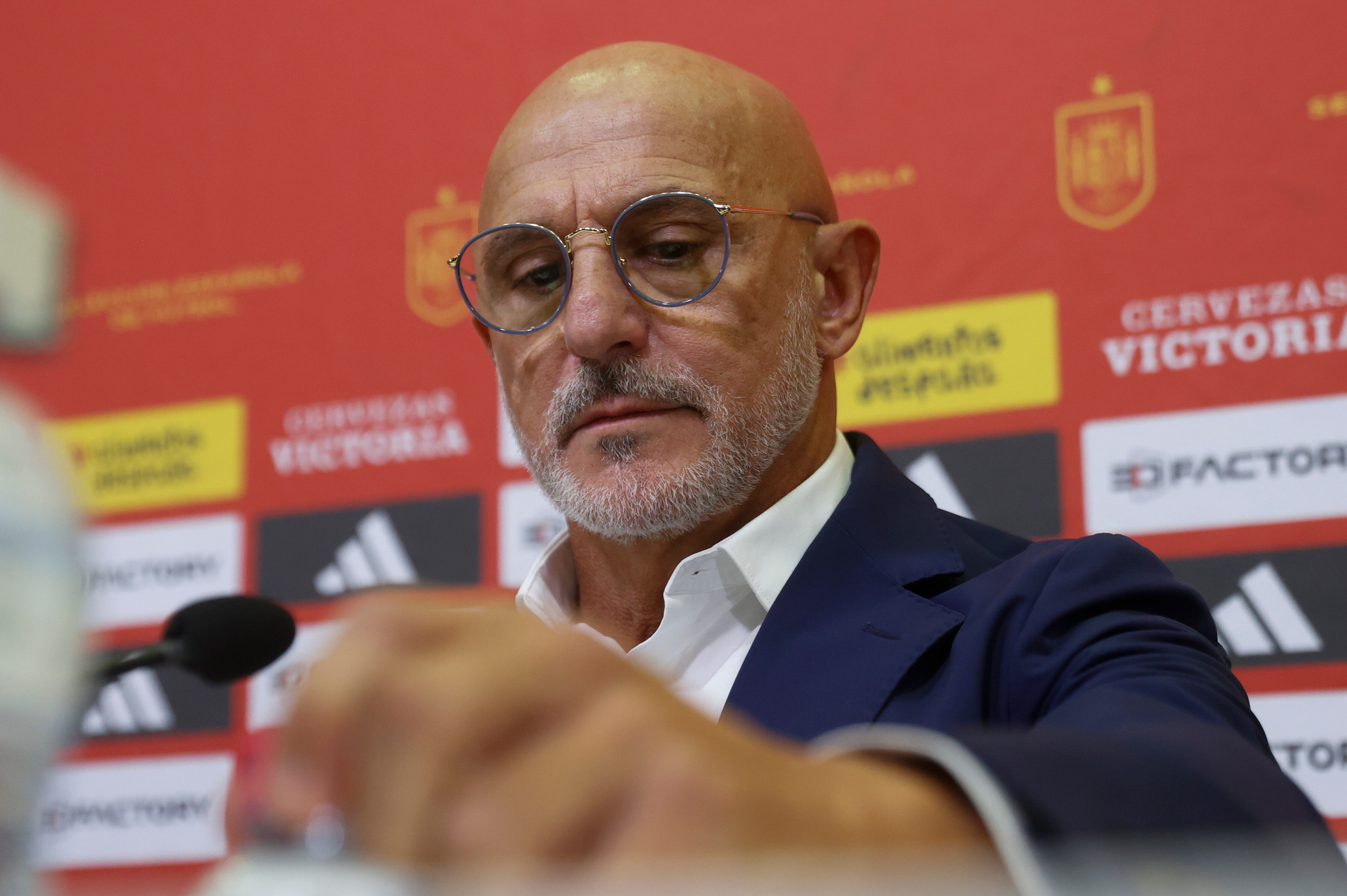 El seleccionador de la selección española masculina de fútbol, Luis de la Fuente. EFE/ Juan Carlos Hidalgo
