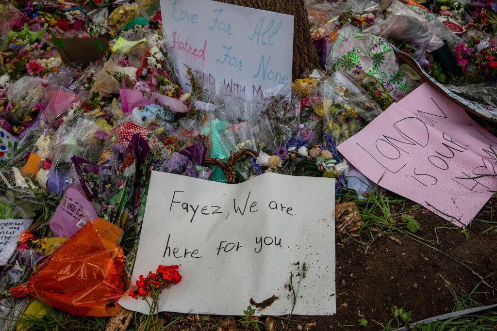 Familia musulmana muerta en Ontario. (Photo by Brett Gundlock/Anadolu Agency via Getty Images)