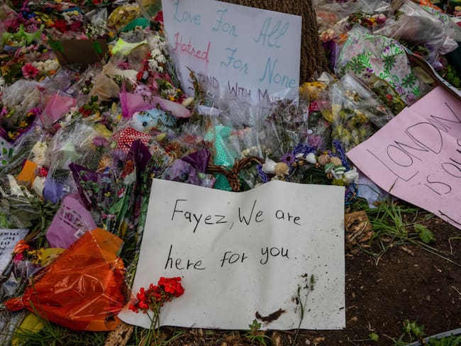 Familia musulmana muerta en Ontario. (Photo by Brett Gundlock/Anadolu Agency via Getty Images)