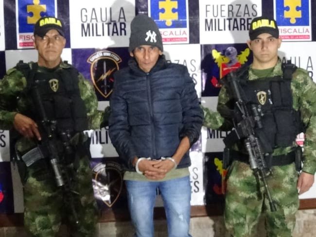 Captura de alias ‘El Flaco o Alex’. Foto: Cortesía Policía Metropolitana.