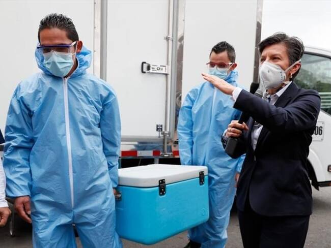 Serán 250 mil vacunas en promedio. Habrá inicialmente 130 puntos de vacunación.. Foto: Cortesía Alcaldía de Bogotá