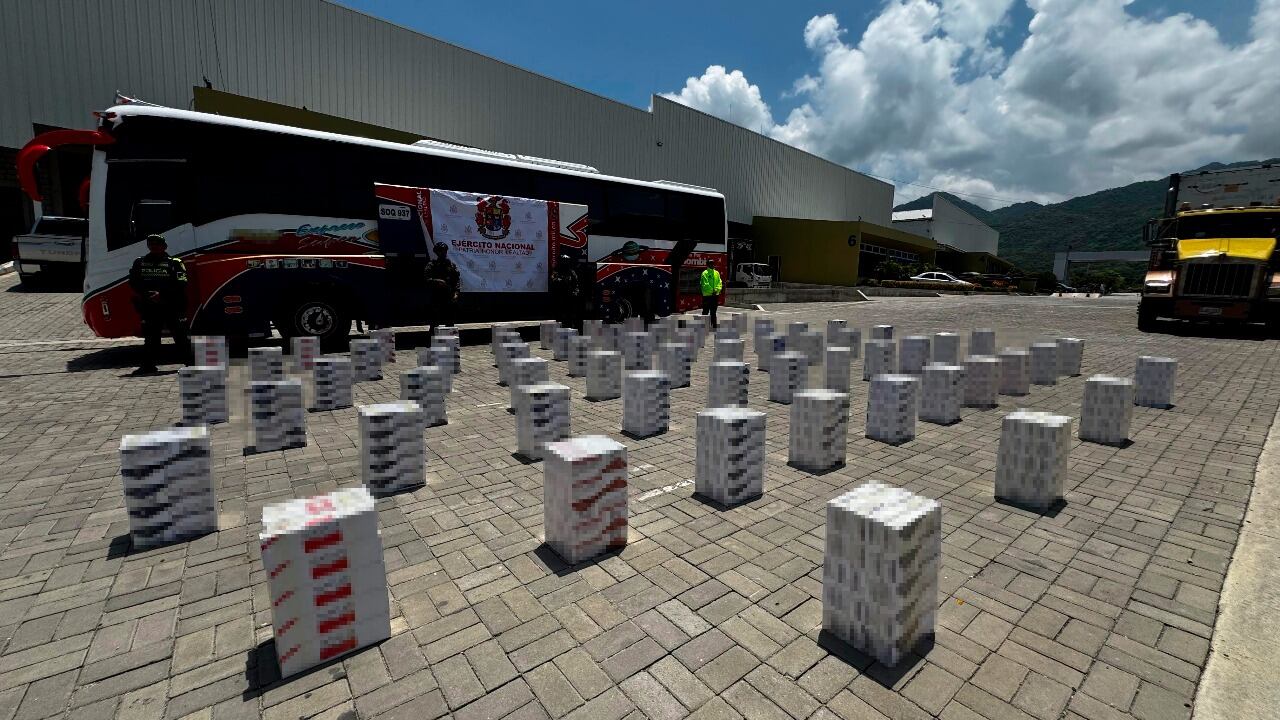 Incautadas más de 16 mil cajetillas de cigarrillos de contrabando en Santa Marta/ Mesan