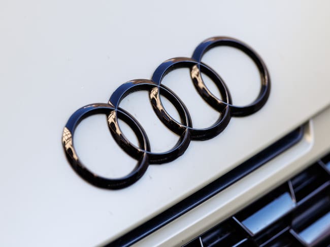 Logo de Audi. FOTO: Matthias Balk/picture alliance via Getty Images.