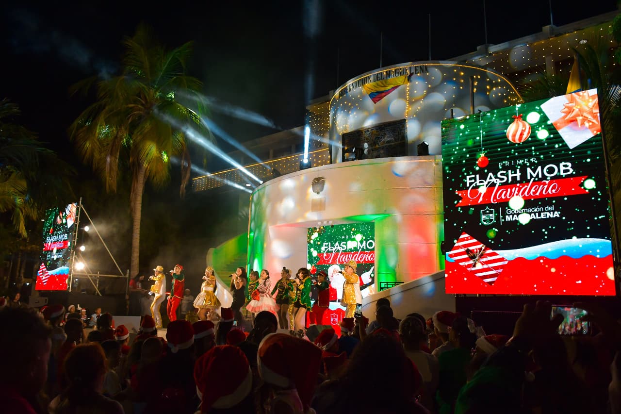 Evento navideño liderado por la  Gobernación del Magdalena en Santa Marta no cumplía con requisitos/ Gobernación del Magdalena.