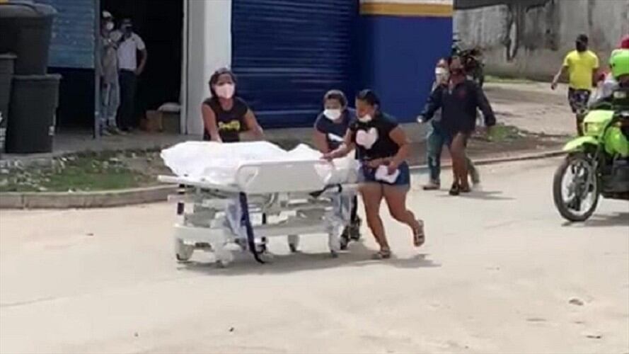 Cadáver paseado por las calles en Fundación, Magdalena dio negativo para COVID-19. Foto: Cortesía