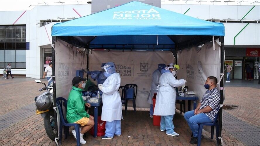 Casos de COVID-19 en Colombia. Foto: Colprensa