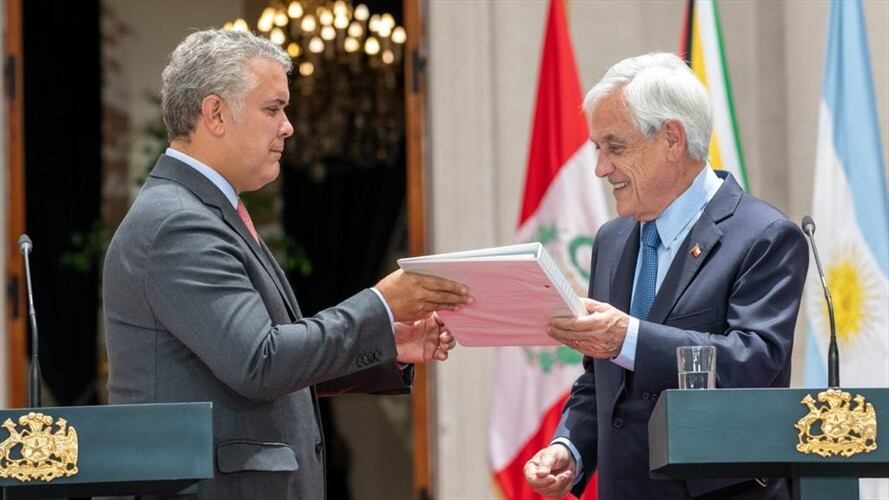 Duque asume mandato pro tempore de Prosur y anuncia instancia para avanzar en la vacuna. Foto: Presidencia de la República