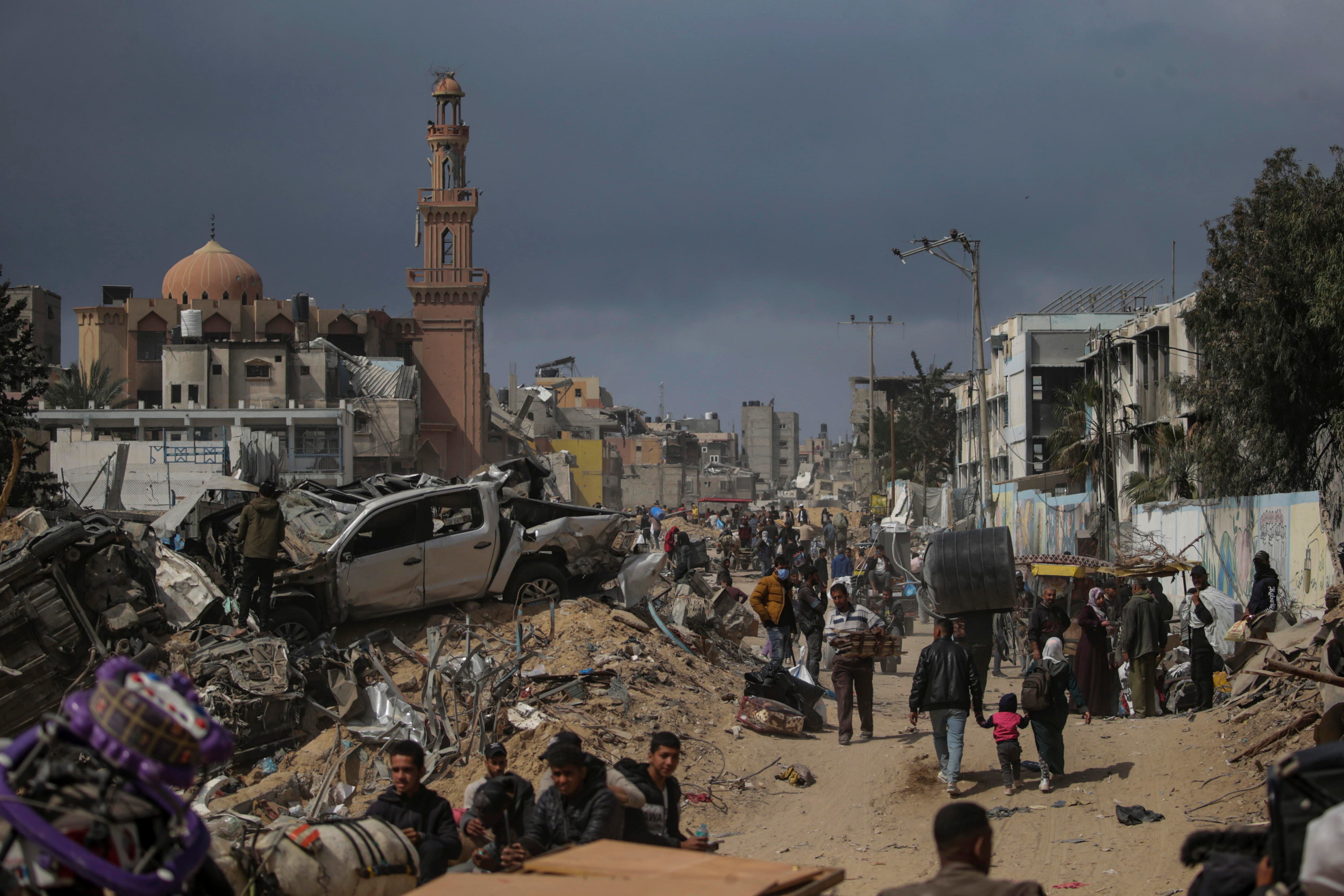 Israel ataca a Hamas EFE/EPA/MOHAMMED SABER