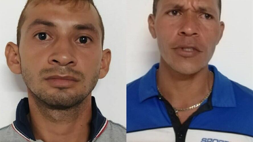 Capturan a dos presuntos sicarios de ‘Los Caparros’ en Montelíbano. Foto: Prensa Policía Nacional