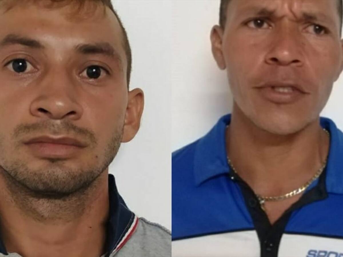 Capturan a dos presuntos sicarios de ‘Los Caparros’ en Montelíbano