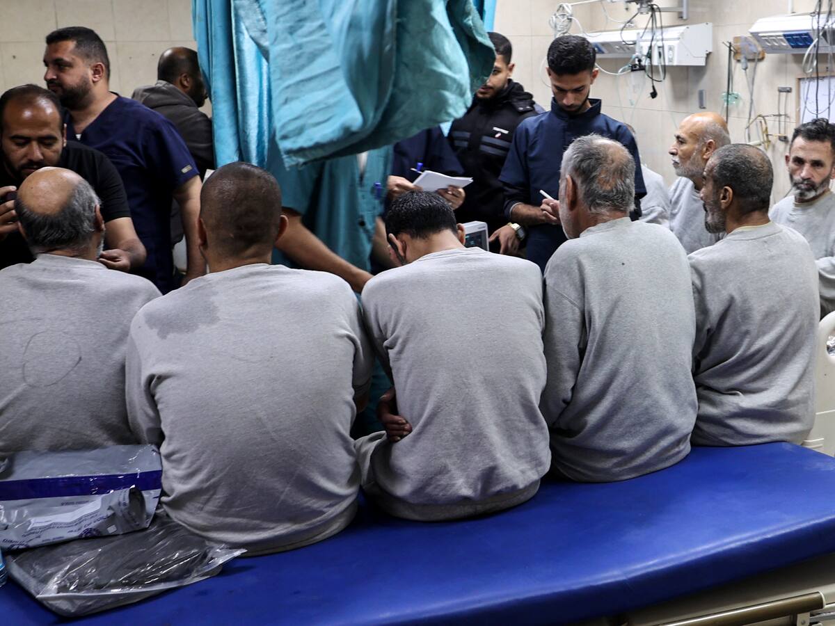 Israel liberó a 10 presos palestinos en el centro de Gaza con varios signos de abuso físico