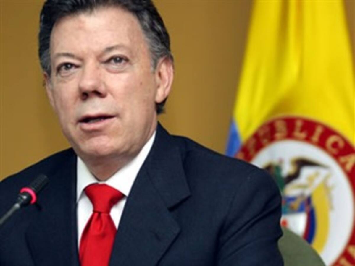 El presidente Santos afirma que el conflicto colombiano 'está destinado a desaparecer'