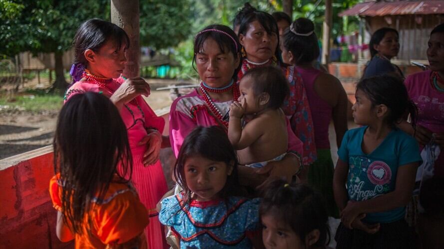Comunidades embera le apuestan a la reconciliación. Foto: Agencia Anadolu