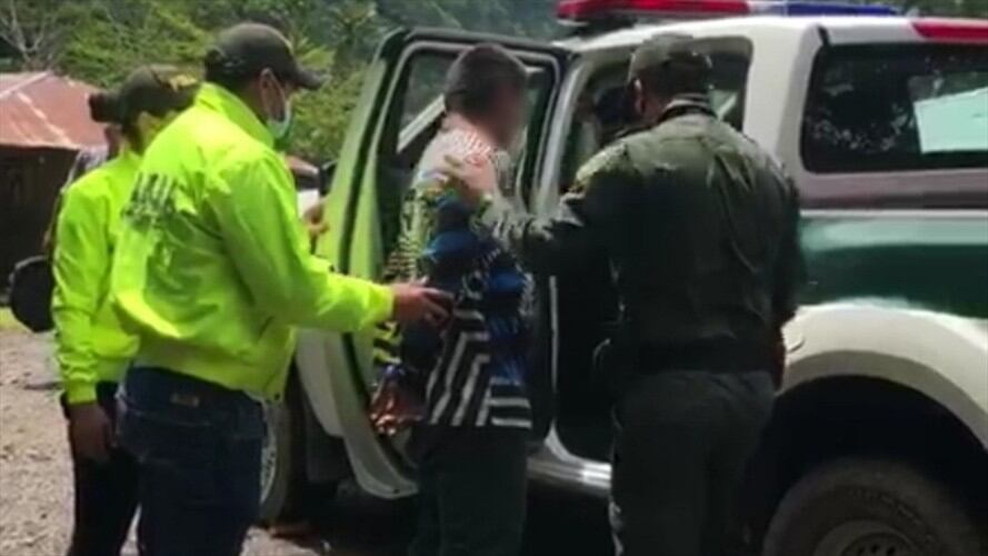 Se trata de Rafael Navarrete Martínez que ya se encuentra en poder de las autoridades judiciales.. Foto: Policía de Boyacá
