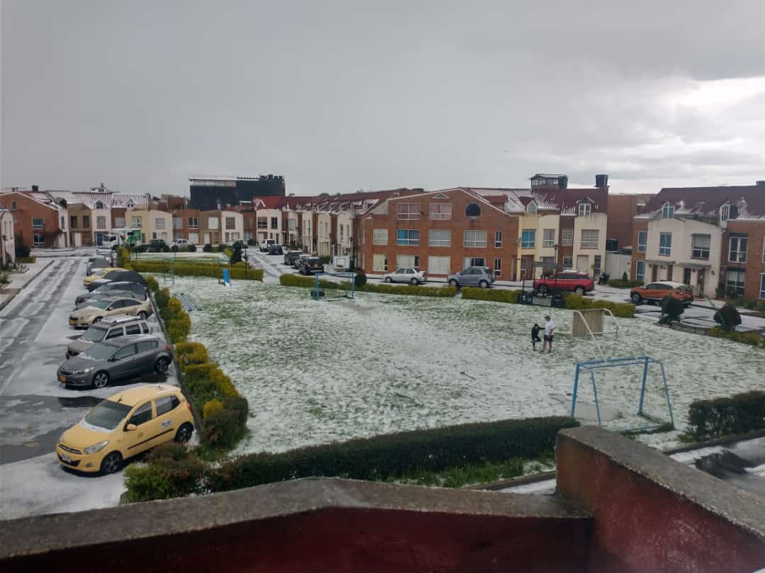 Granizada en Bogotá