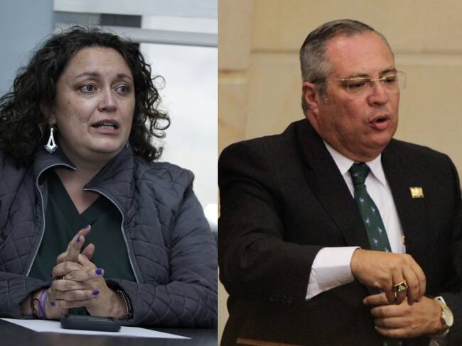 Angélica Lozano e Iván Name. Fotos: Colprensa