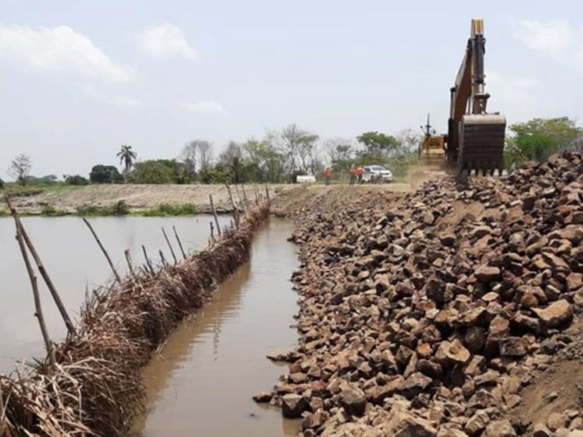 Con mercurio contaminan jarillón en Barranco de Loba, sur de Bolívar