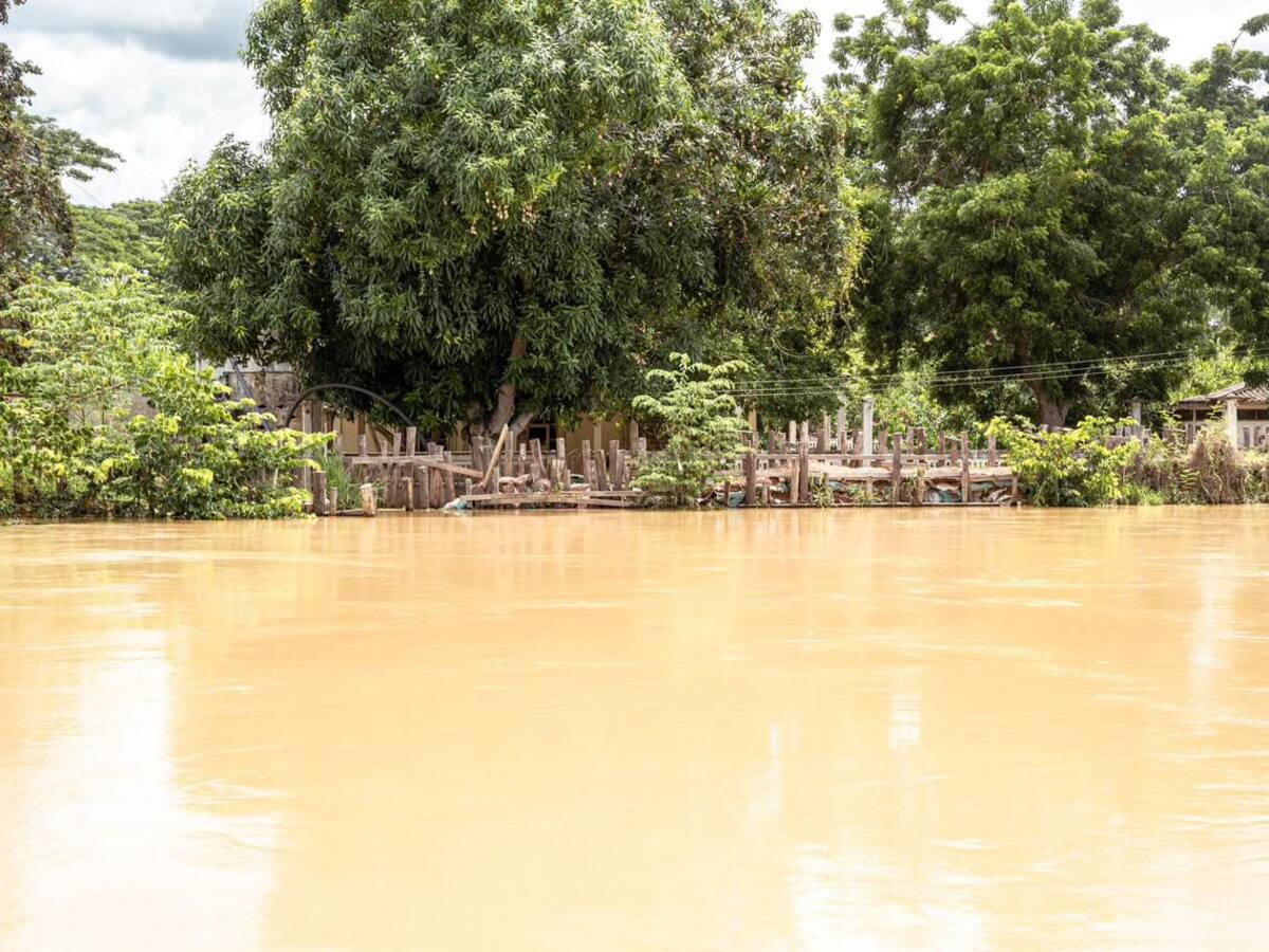 Monitorean seis puntos críticos del río Sinú en el municipio de Lorica, Córdoba