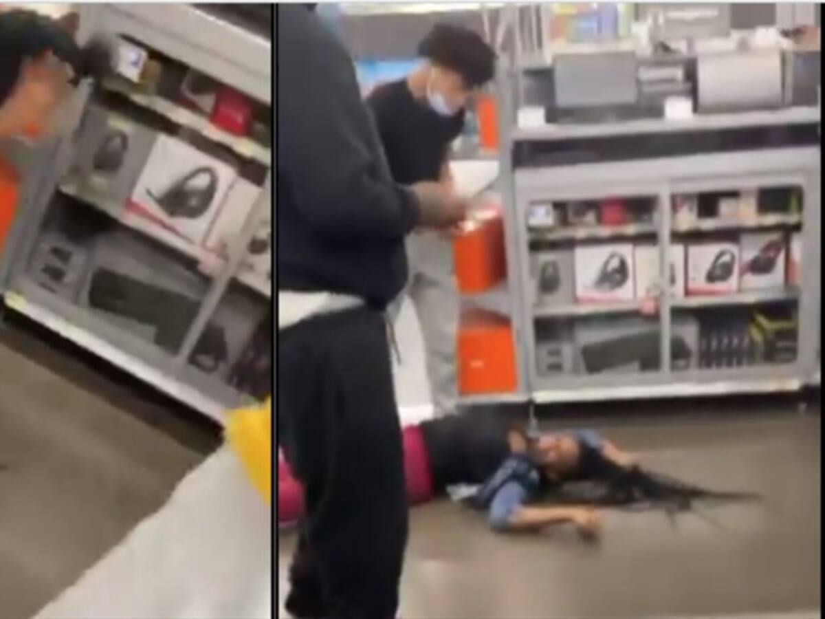 Golpeada e inconsciente: así terminó una mujer tras pelea por una PS5