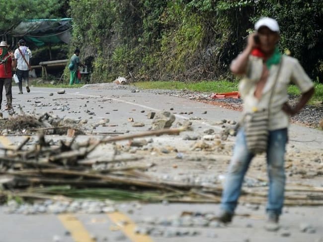 Seis comuneros indígenas resultaron heridos con disparos de arma de fuego que, afirman, fueron realizados por la Fuerza Pública. Foto: Getty Images