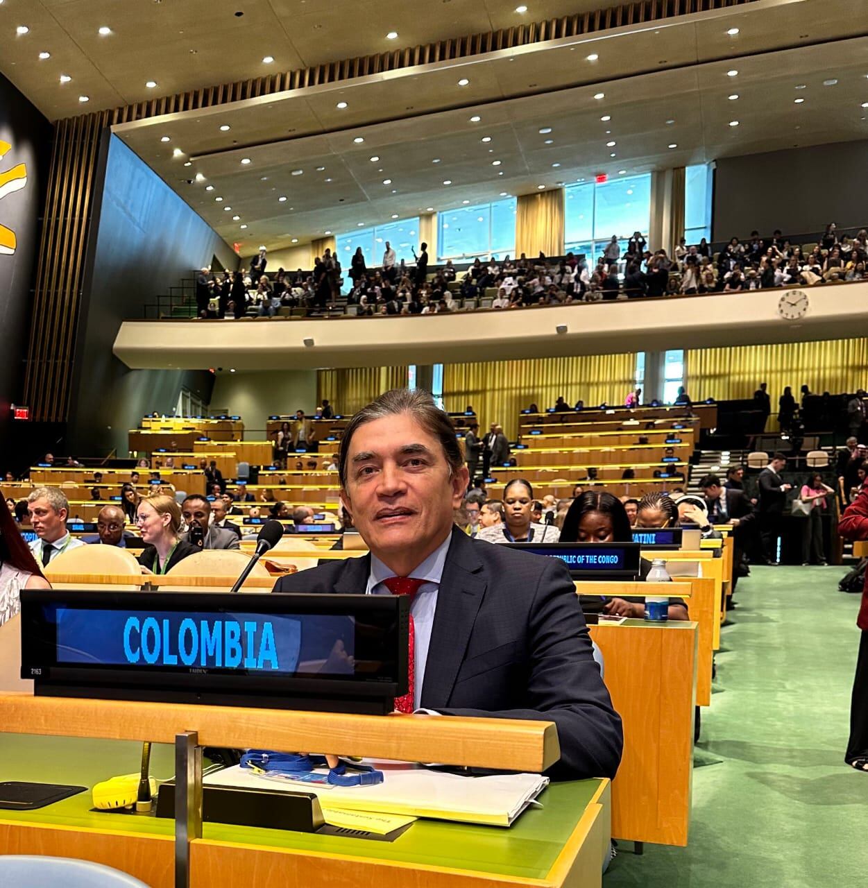 Gustavo Bolívar en Foro Político de Alto Nivel sobre el Desarrollo Sostenible en la ONU