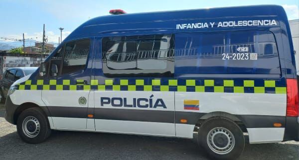 Patrulla de la policía. Foto: Policía Caldas.