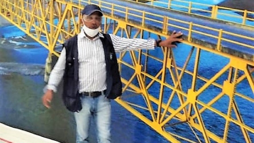 Oscar Mosquera fue uno de los fundadores del programa del adulto mayor en esa zona y de la Escuela Inmaculada Concepción . Foto: Cortesía Informativo del Sur