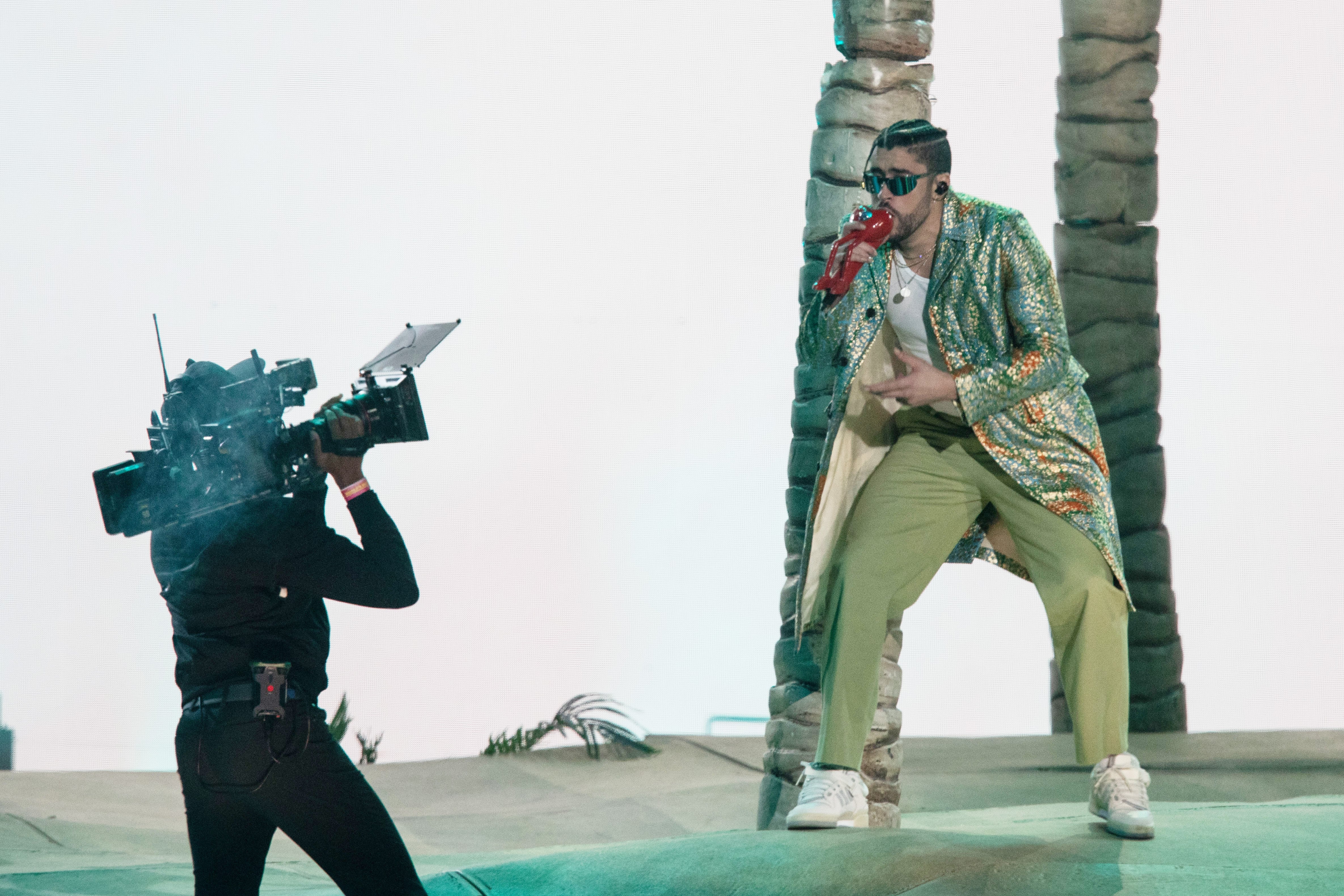 Bad Bunny en concierto. FOTO:Medios y Media/Getty Images