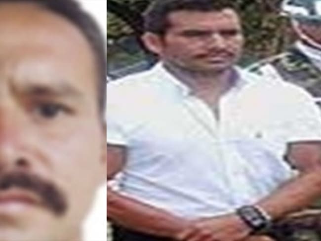 En la fotografía de izquierda a derecha: Omar Pardo Galeano, alias ‘Antonio Medina’ y Jorge Eliecer Jiménez, alias ‘Arturo Ruiz o Jerónimo’. Foto: Cortesía Ejército Nacional