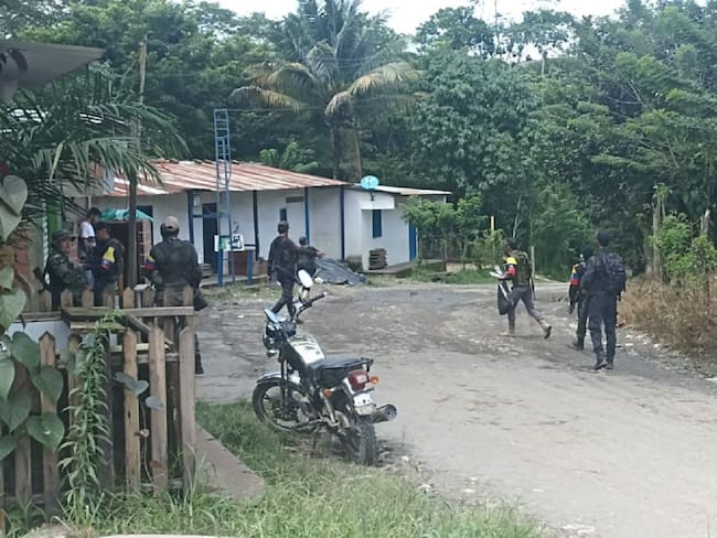 Disidencias de las Farc patrullaron por las calles de Tibú, Norte de Santander - Foto: Cortesía