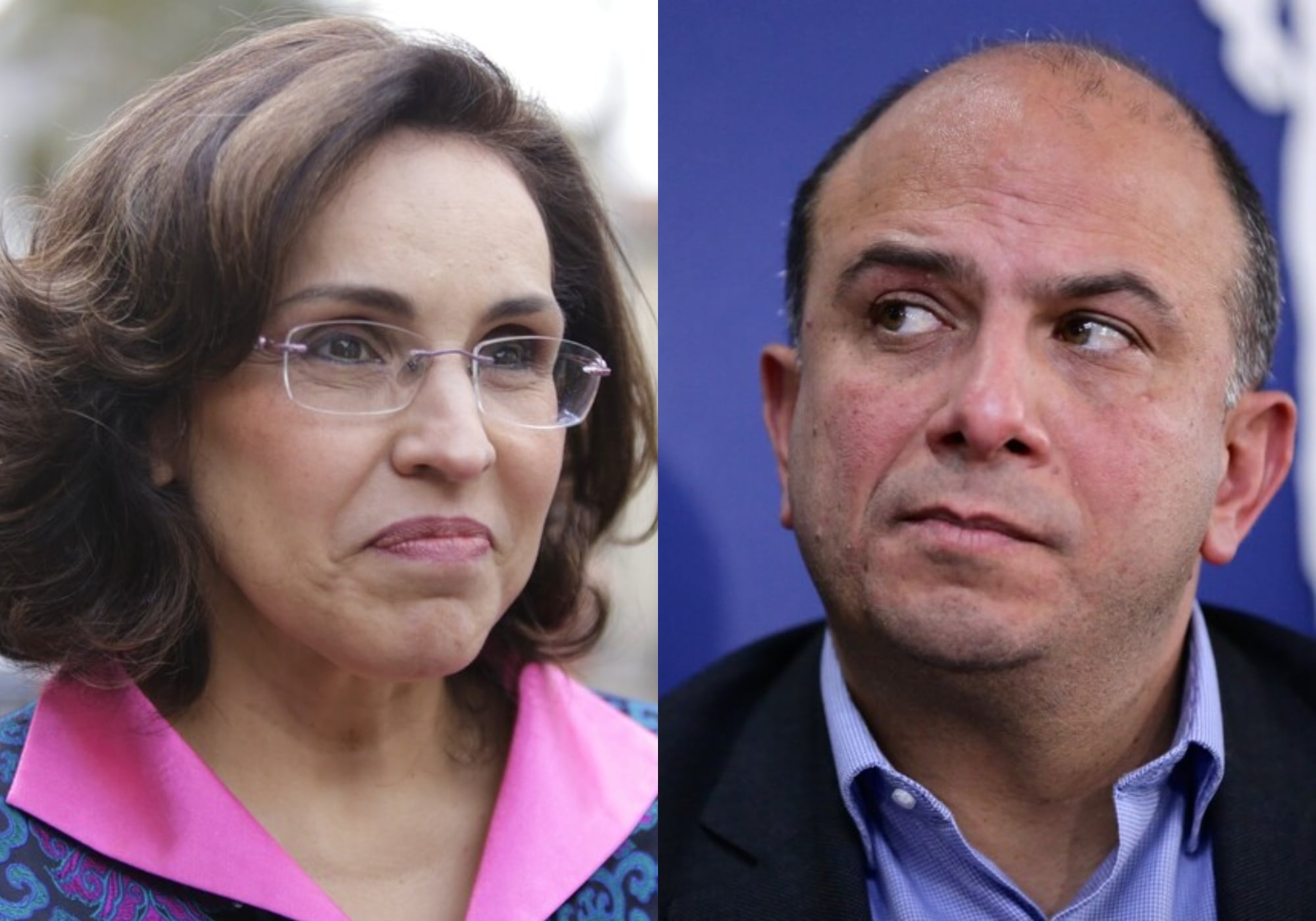 Viviane Morales y Carlos Camargo. Foto: Colprensa.