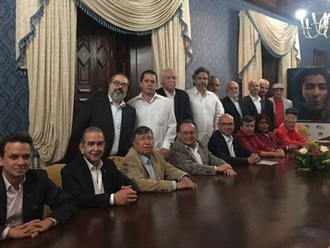 El pasado 10 de octubre se dio el anuncio oficial de la activación de la mesa de conversaciones entre el Gobierno Nacional y la guerrilla del Eln. Foto: Colprensa
