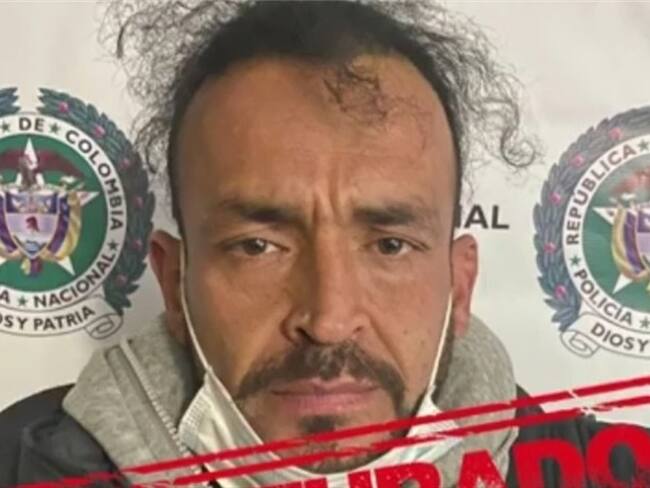 Capturan a alias ‘Osama’ en Bogotá. Foto: Policía de Bogotá