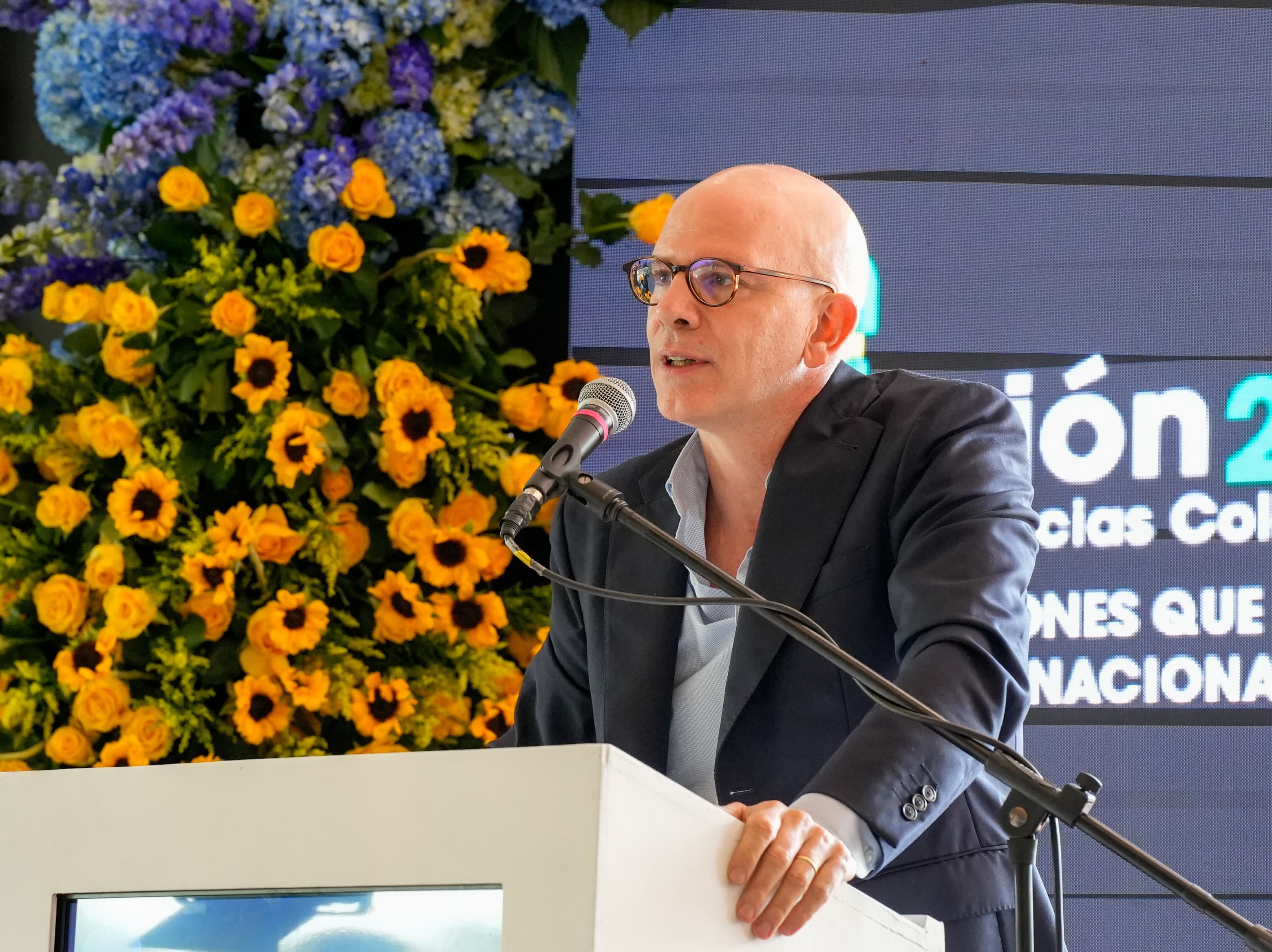 Alejandro Santos, director de contenidos de Prisa Media, durante el evento 'Visión 2025'