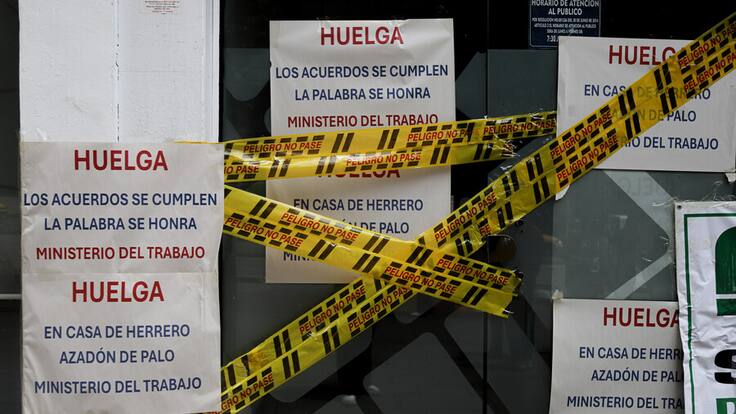 La huelga continuará hasta que el Ministerio de Trabajo cumpla: presidenta de Sinprotecol