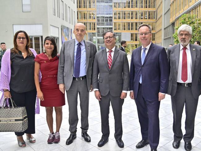Reunión entre Petro y empresarios alemanes. Foto: Cortesía Presidencia.